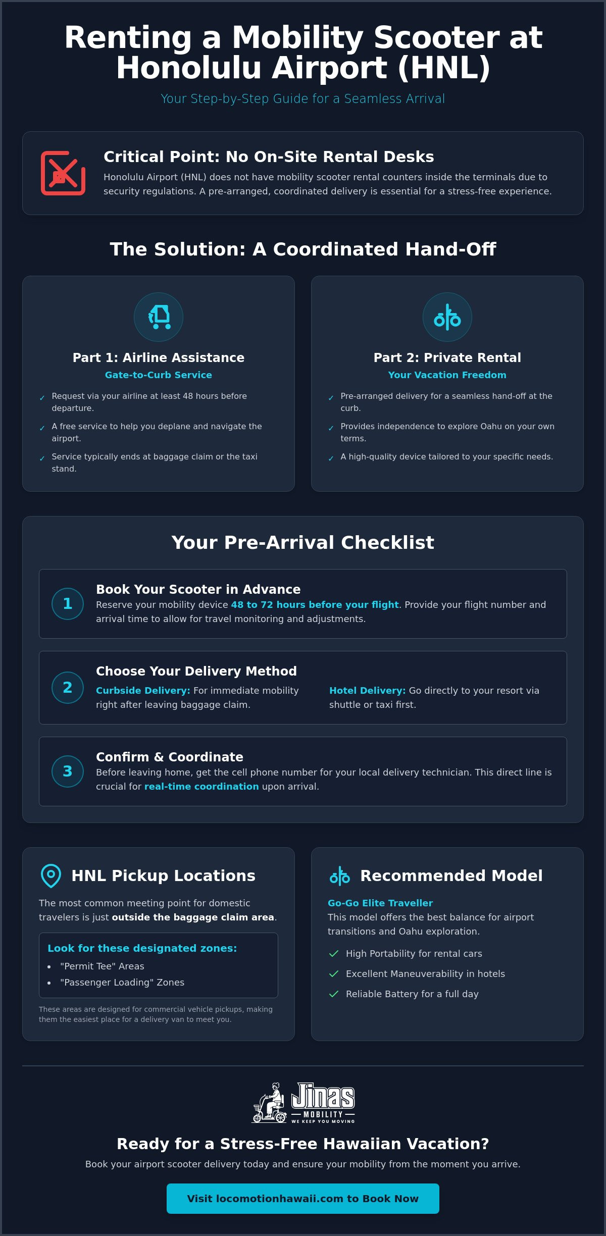 How to Rent a Mobility Scooter at Honolulu Airport (HNL): A 2026 Logistics Guide