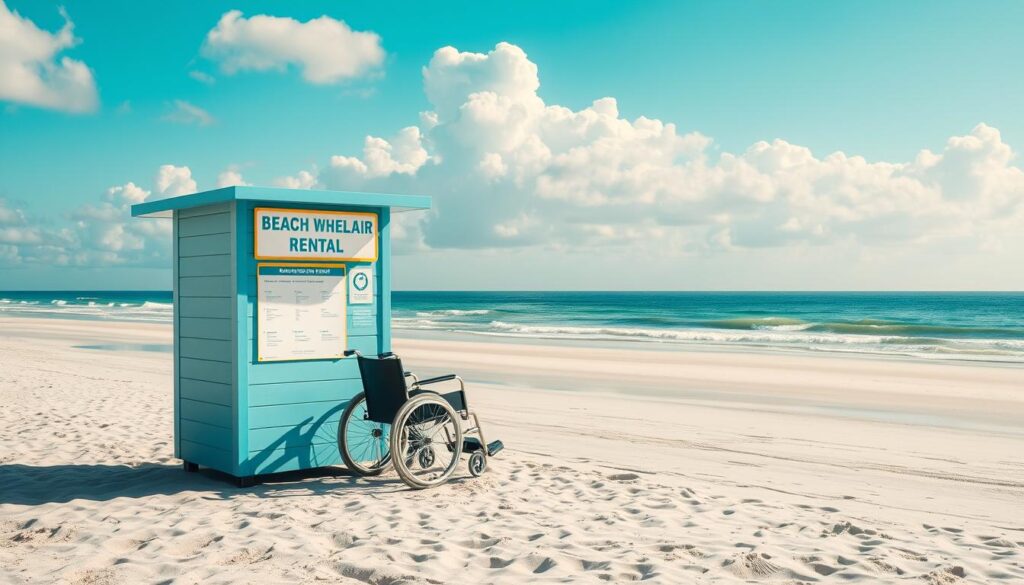 beach wheelchair rental